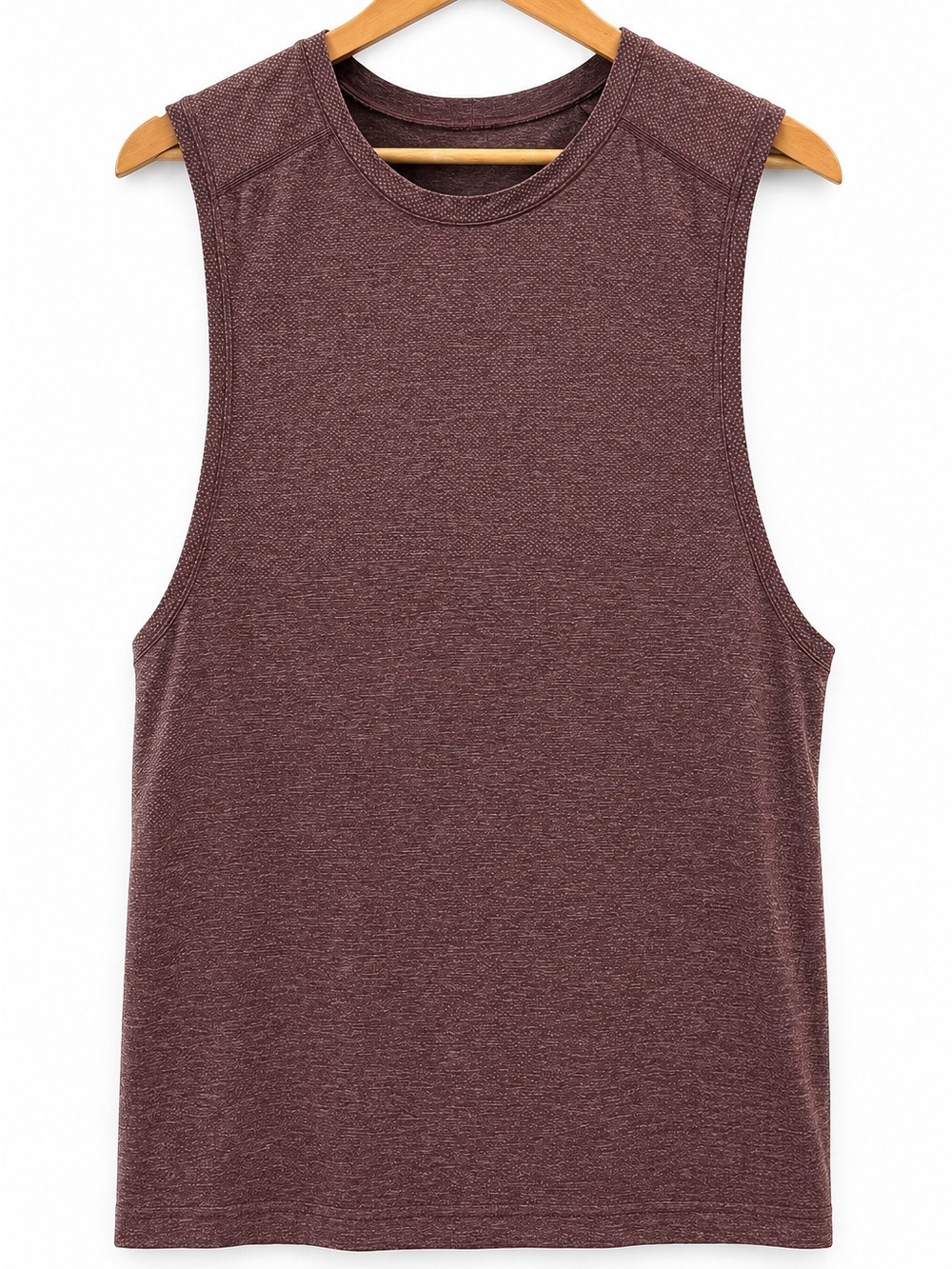 Lululemon Men’s Live In Practice Metal Vent Tech Tank Top Brown Heather Size M